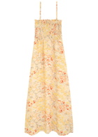 Faithfull The Brand Sorana Floral-printed Woven Midi Dress Yellow