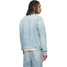 COÛT DE LA LIBERTÉ Blue Johnny Vintage DBL Dip Denim Trucker Jacket