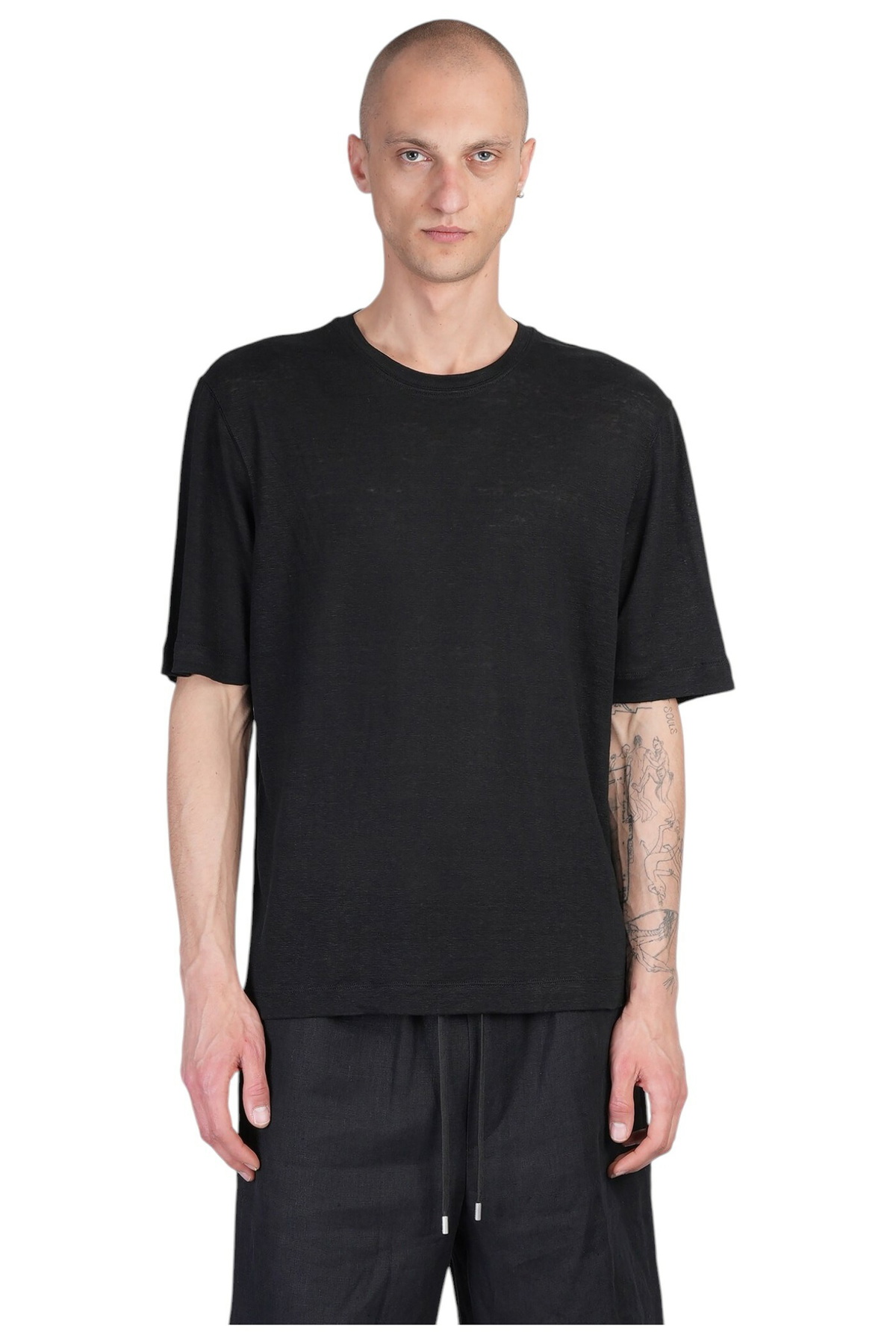 Tシャツ・カットソー LARDINI Lardini T-shirts and Polos Black T-shirt LARDINI men - divincenzoboutique.com