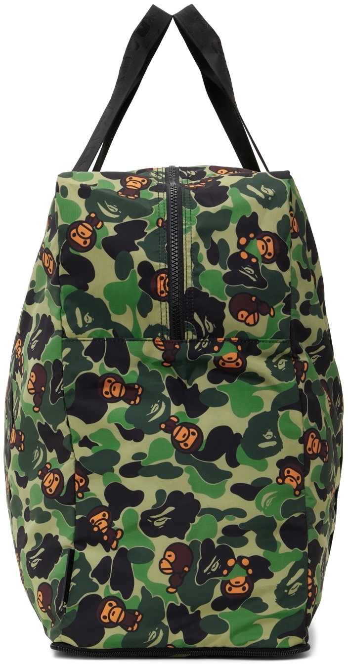 BAPE Green Camo Baby Milo Foldable Travel Bag A Bathing Ape