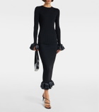 Fforme Nova ribbed-knit wool-blend sweater