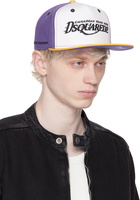 Dsquared2 Purple & Yellow Basket Baseball Cap