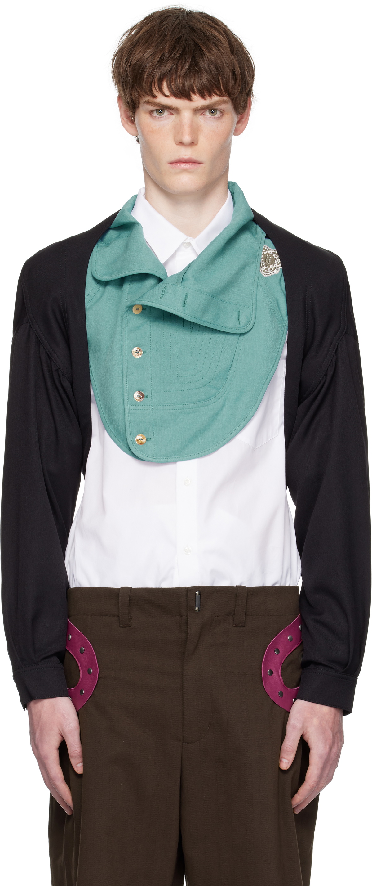 Kiko Kostadinov Black Merli Twinset Cardigan Kiko Kostadinov