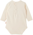 TINYCOTTONS Baby Off-White 'Très Tiny' Bodysuit