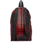Off-White Red Check Backpack