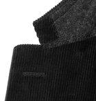 Dunhill - Black Slim-Fit Cotton-Blend Corduroy Blazer - Black