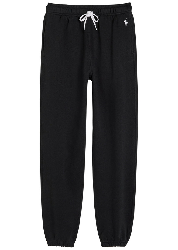 Photo: Polo Ralph Lauren Logo-embroidered Cotton-blend Sweatpants Black