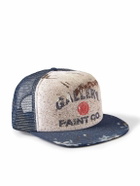 Gallery Dept. - Alex Paint-Splattered Logo-Print Canvas and Mesh Trucker Cap