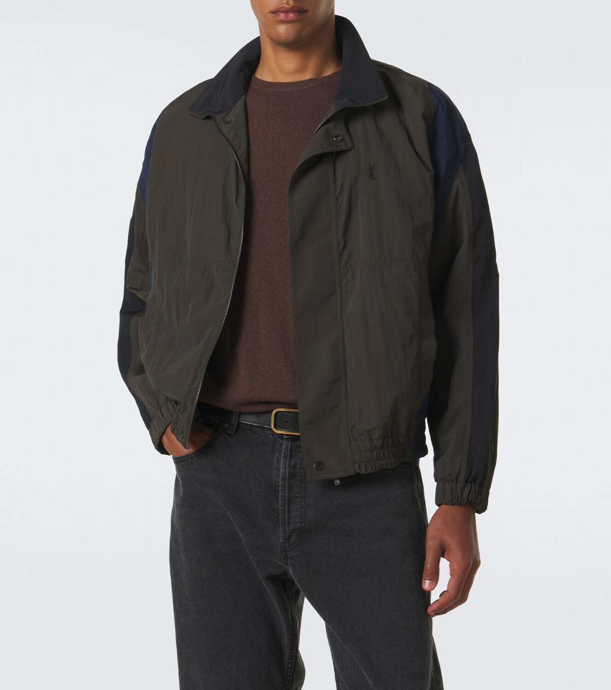 Saint Laurent Cassandre faille jacket