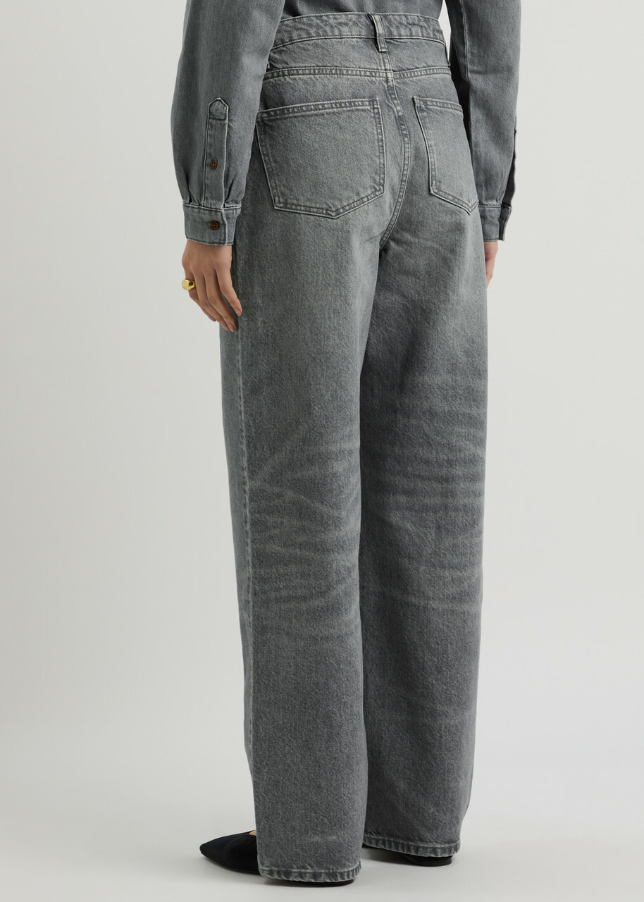 Skall Studio Maddy Straight-leg Jeans Light Grey