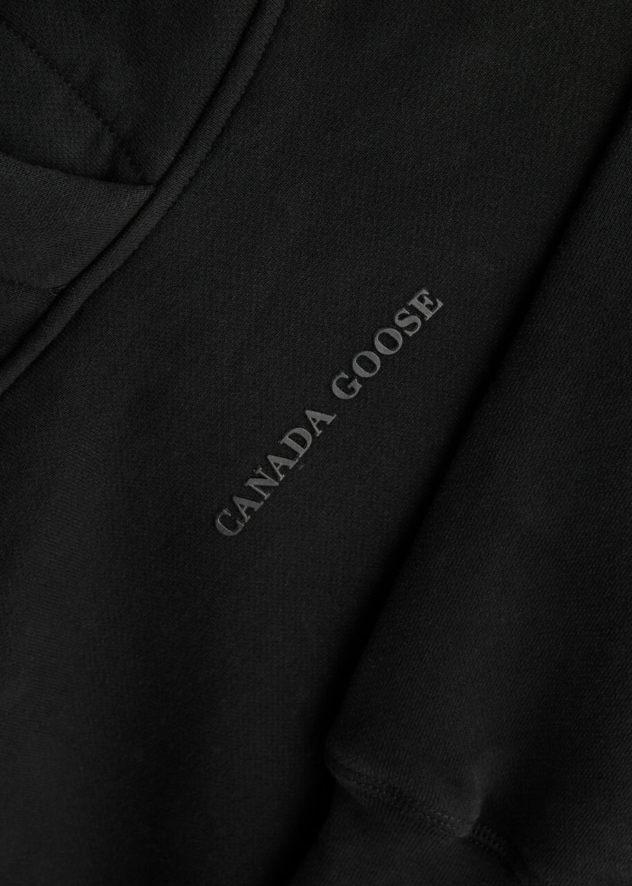 Canada Goose Muskoka Hooded Cotton Sweatshirt Black