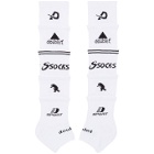 Doublet White 5 Layered Socks Gloves