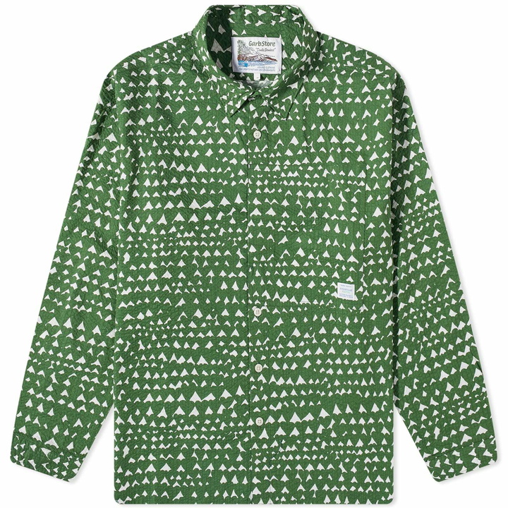 Photo: Garbstore Men's Home Party Shirt in Green