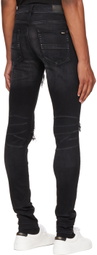 AMIRI Black Ultra Suede MX1 Jeans