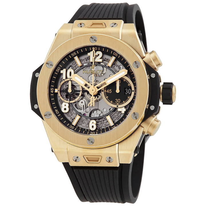 Photo: Hublot Big Bang Unico Yellow Gold Chronograph Automatic Mens Watch 441.VX.1131.RX