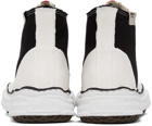 Miharayasuhiro Black & White Peterson High-Top Sneakers