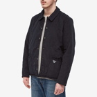 Barbour Men's Beacon Cord Quilt Coach Jacket in Dark Navy