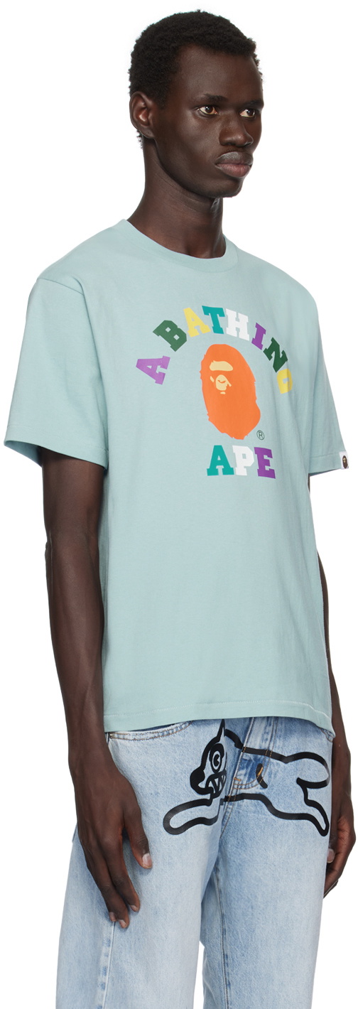【A BATHING APE】COLORS COLLEGE TEE BAPE MENS COLORS COLLEGE TEE – us.bape.com