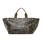 Comme des Garcons Homme Green Camo Logo Tote