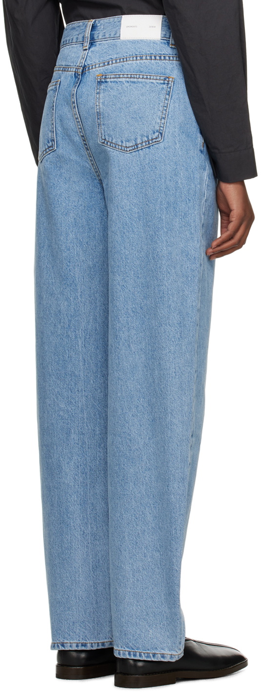 AMOMENTO Blue Faded Jeans