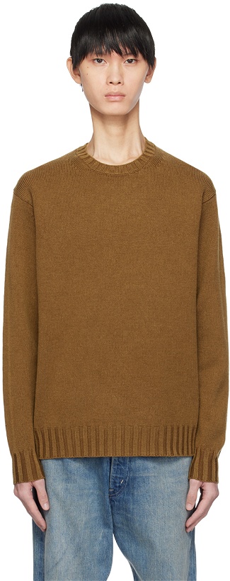 Photo: AURALEE Brown Washed Sweater
