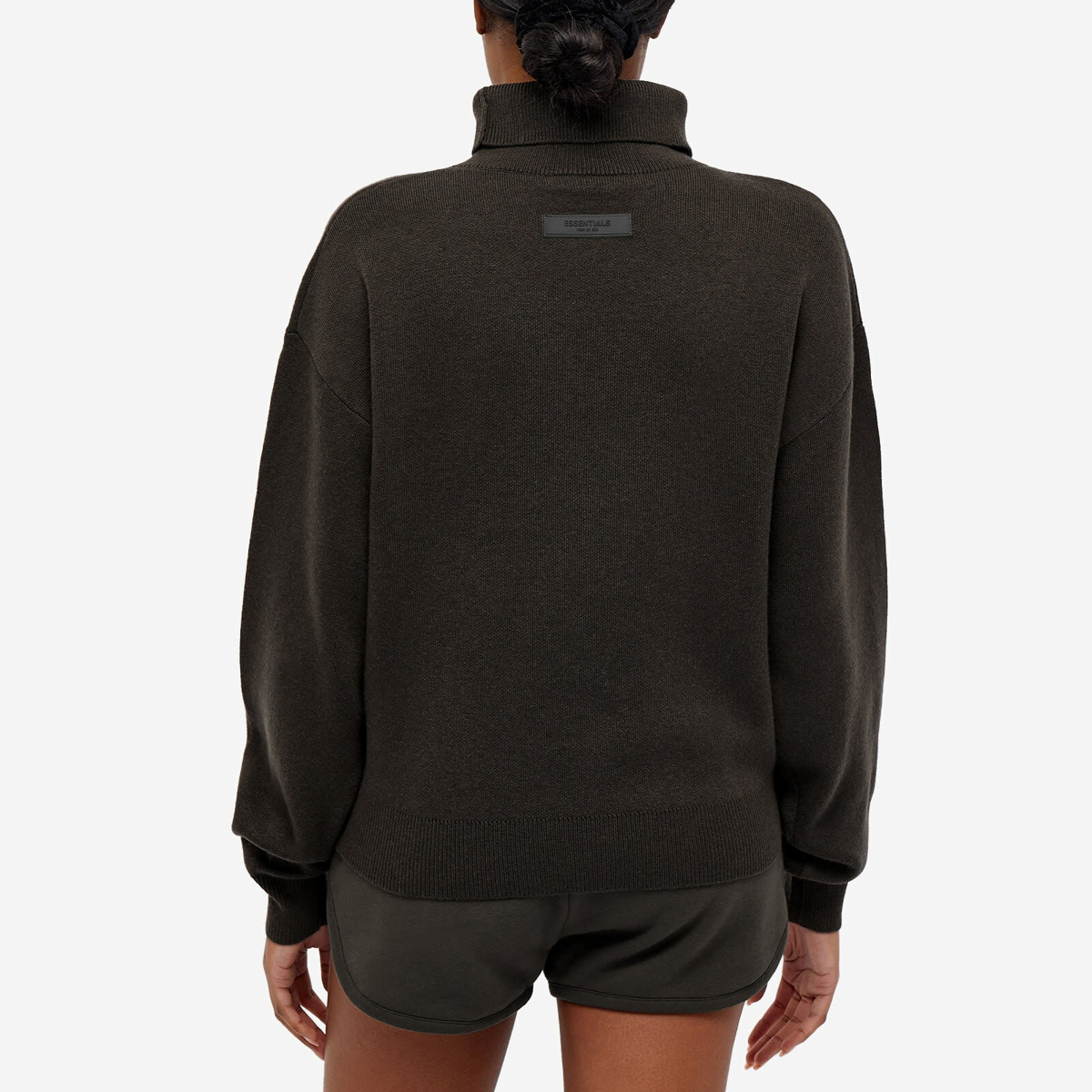 Fear of God ESSENTIALS Women's Turtleneck in Off-Black Fear Of God ...