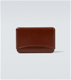 Lemaire - Molded leather card holder