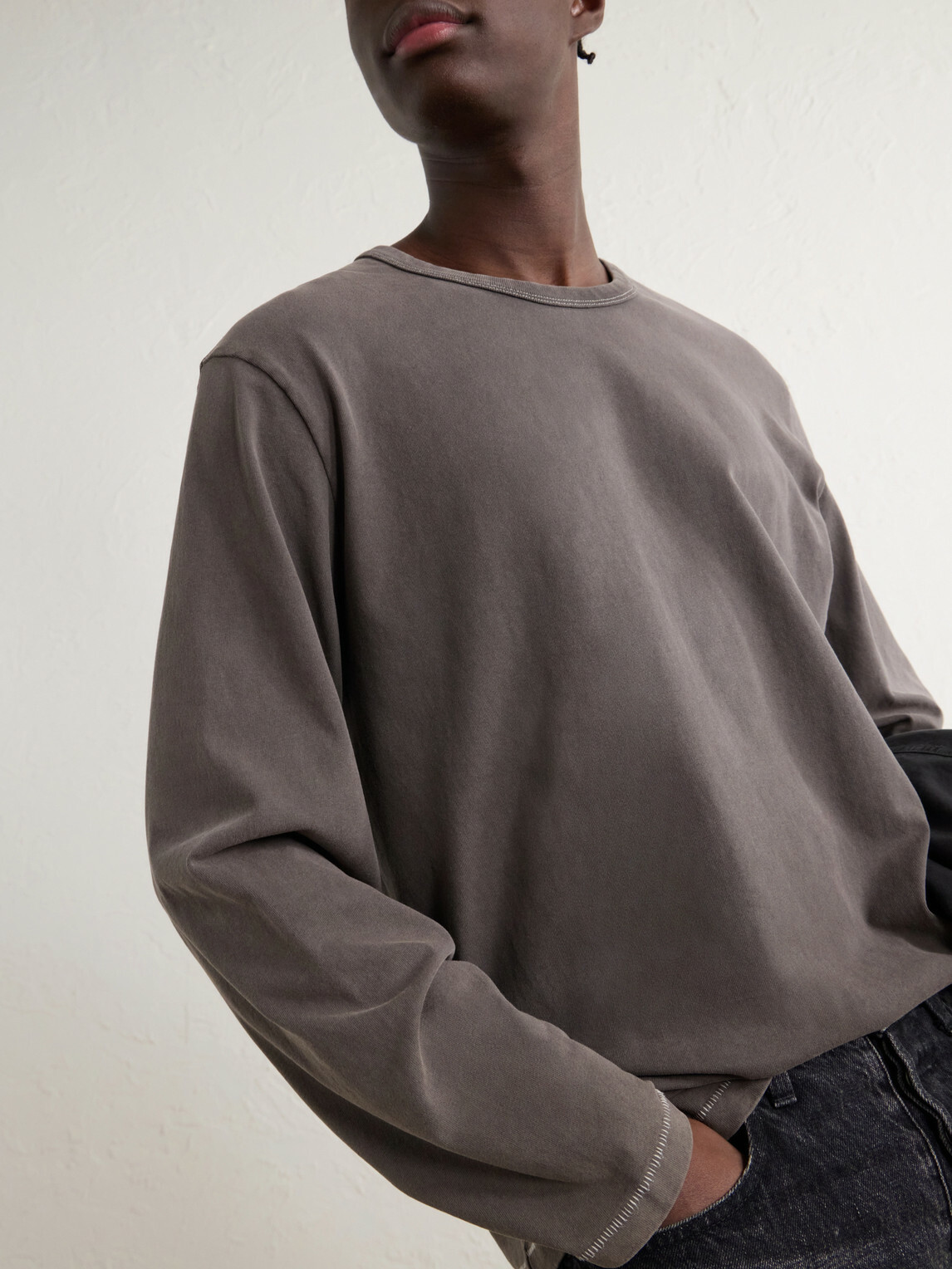 Corridor - Garment-Dyed Cotton-Jersey T-Shirt - Gray