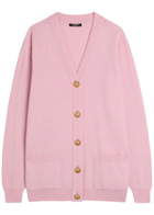 Balmain Wool and Cashmere-blend Cardigan Rose