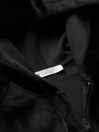 Y-3 - Velvet Zip-Up Hoodie - Black