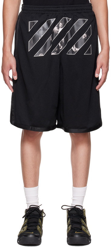 Photo: Off-White Black Diag Shorts