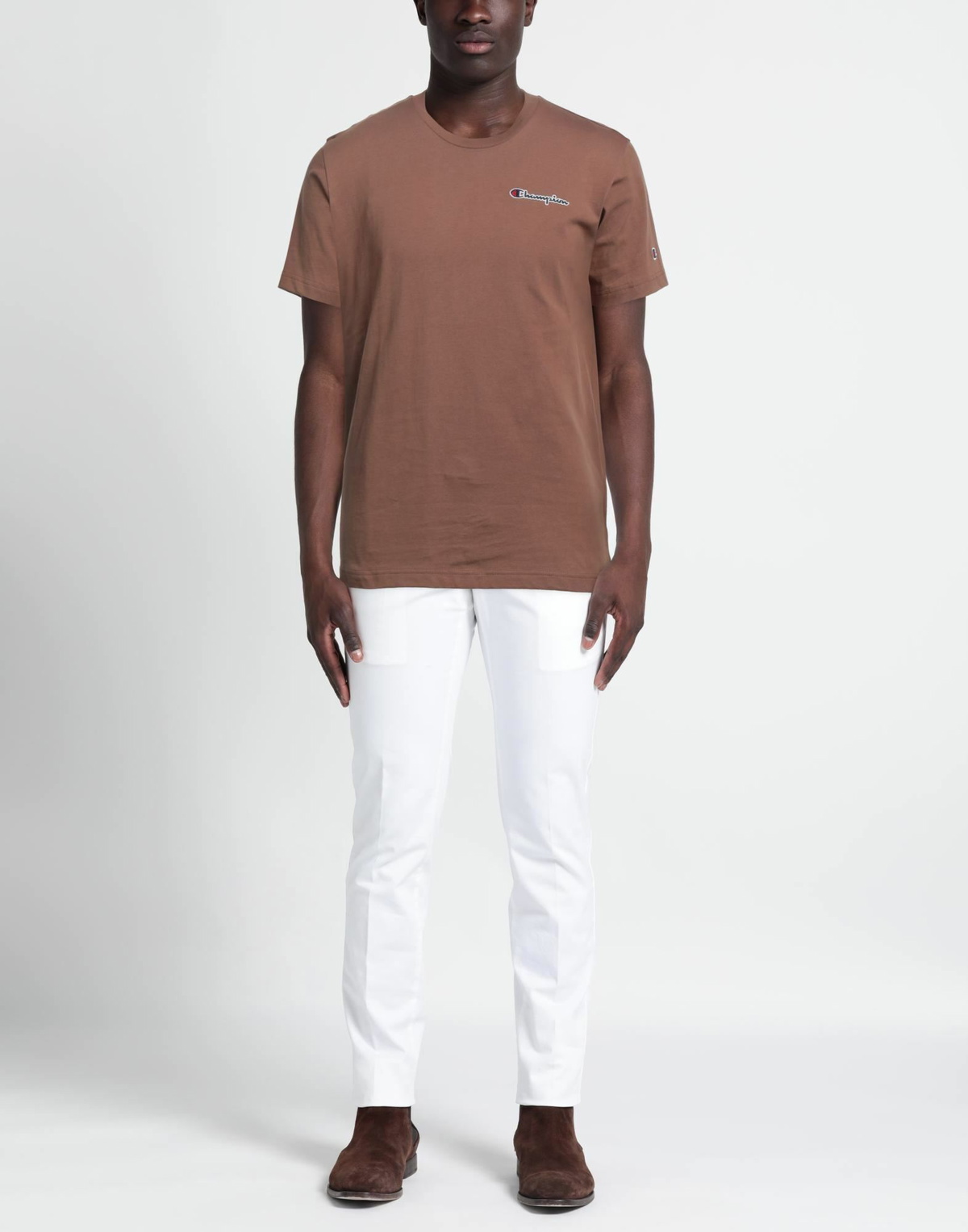 Champion Mens T-shirt in Brown