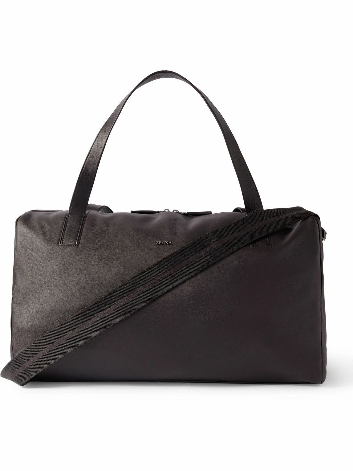 Zegna - Full-Grain Leather Weekend Bag