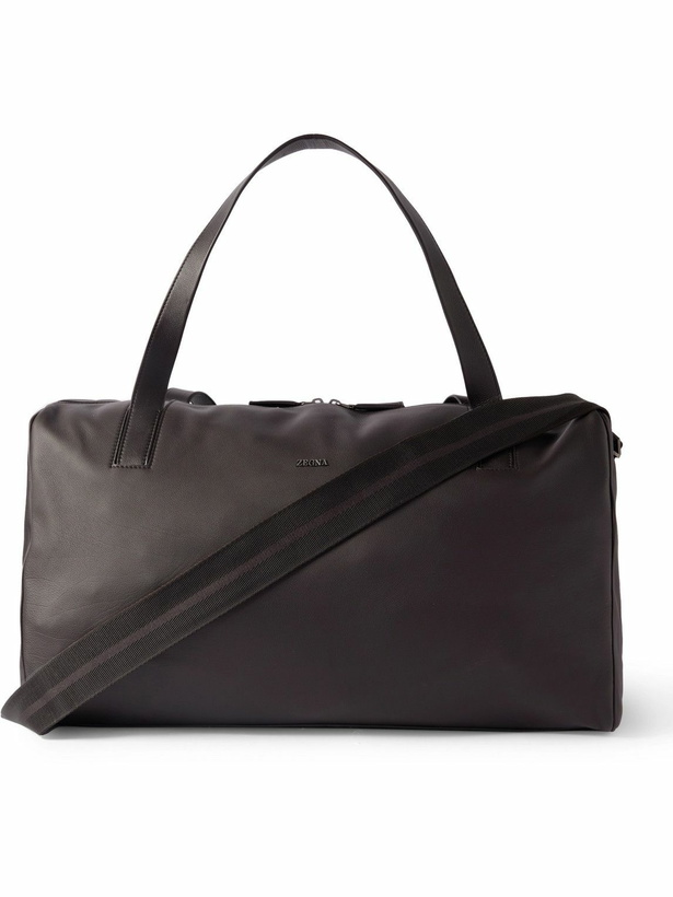 Photo: Zegna - Full-Grain Leather Weekend Bag