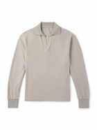 Stòffa - Cotton-Piqué Polo Shirt - Brown