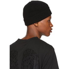 Marcelo Burlon County of Milan Black Logo Beanie