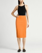 Jucca Womens Midi skirt in Orange