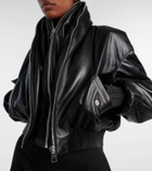 Givenchy Leather bomber jacket