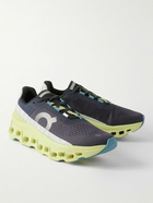 ON - Cloudmonster Rubber-Trimmed Mesh Running Sneakers - Blue