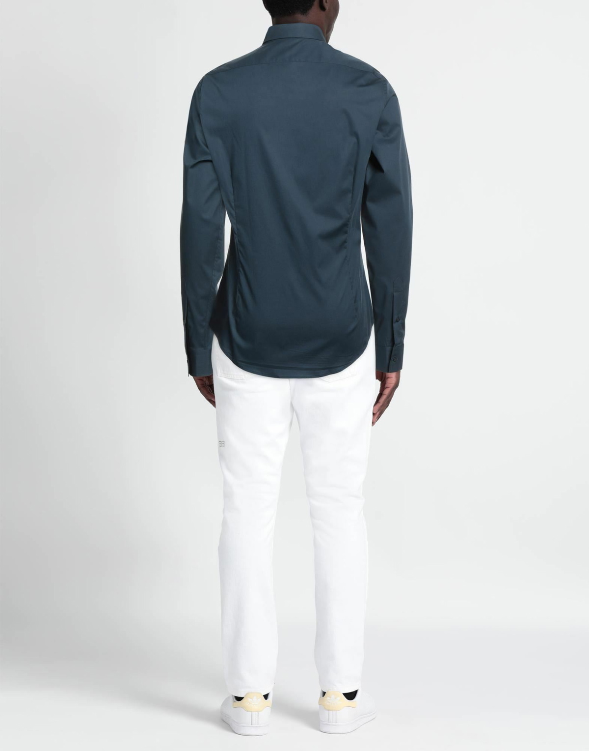 Trussardi Mens Shirt Midnight in Blue