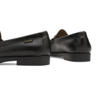 Bass Weejuns Men's Easy Weejun Larson Flag Loafer in Black Leather
