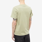 Foret Men's Gravel T-Shirt in Sage/White