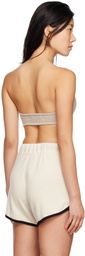 LISA YANG Beige Selah Bandeau