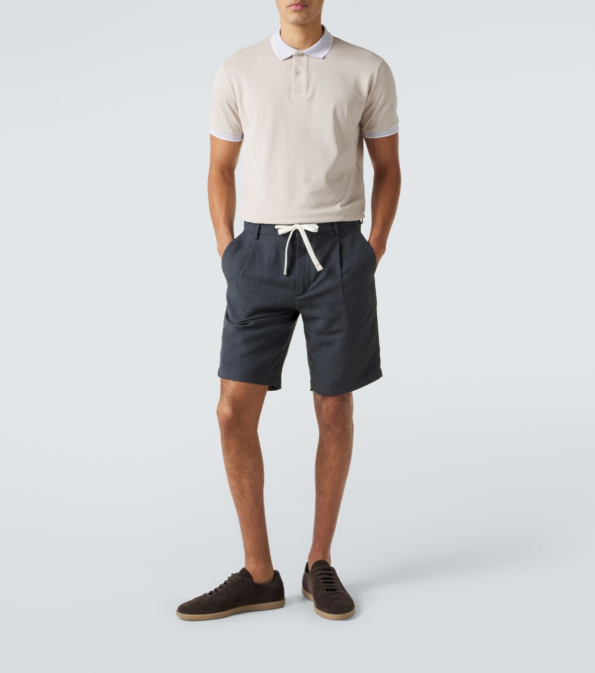 Eleventy Cotton piqué polo shirt
