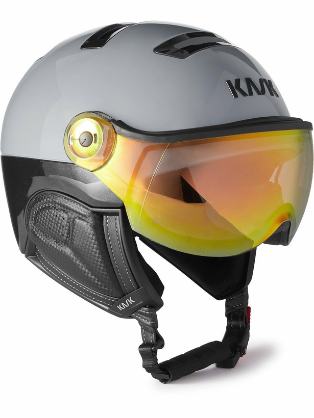 Photo: KASK - Montecarlo Logo-Print Ski Helmet - Gray