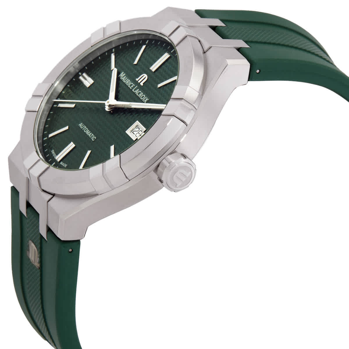 Maurice Lacroix Aikon Automatic Green Dial Mens Watch AI6008-SS000-630-5