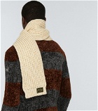 Raf Simons - Ribbed-knit wool-blend scarf
