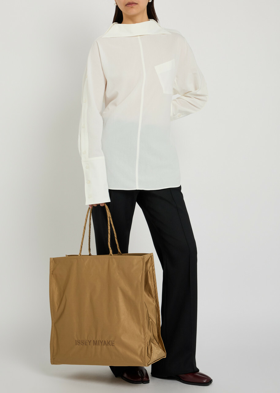 Issey Miyake Odd 2 Cotton Shirt White