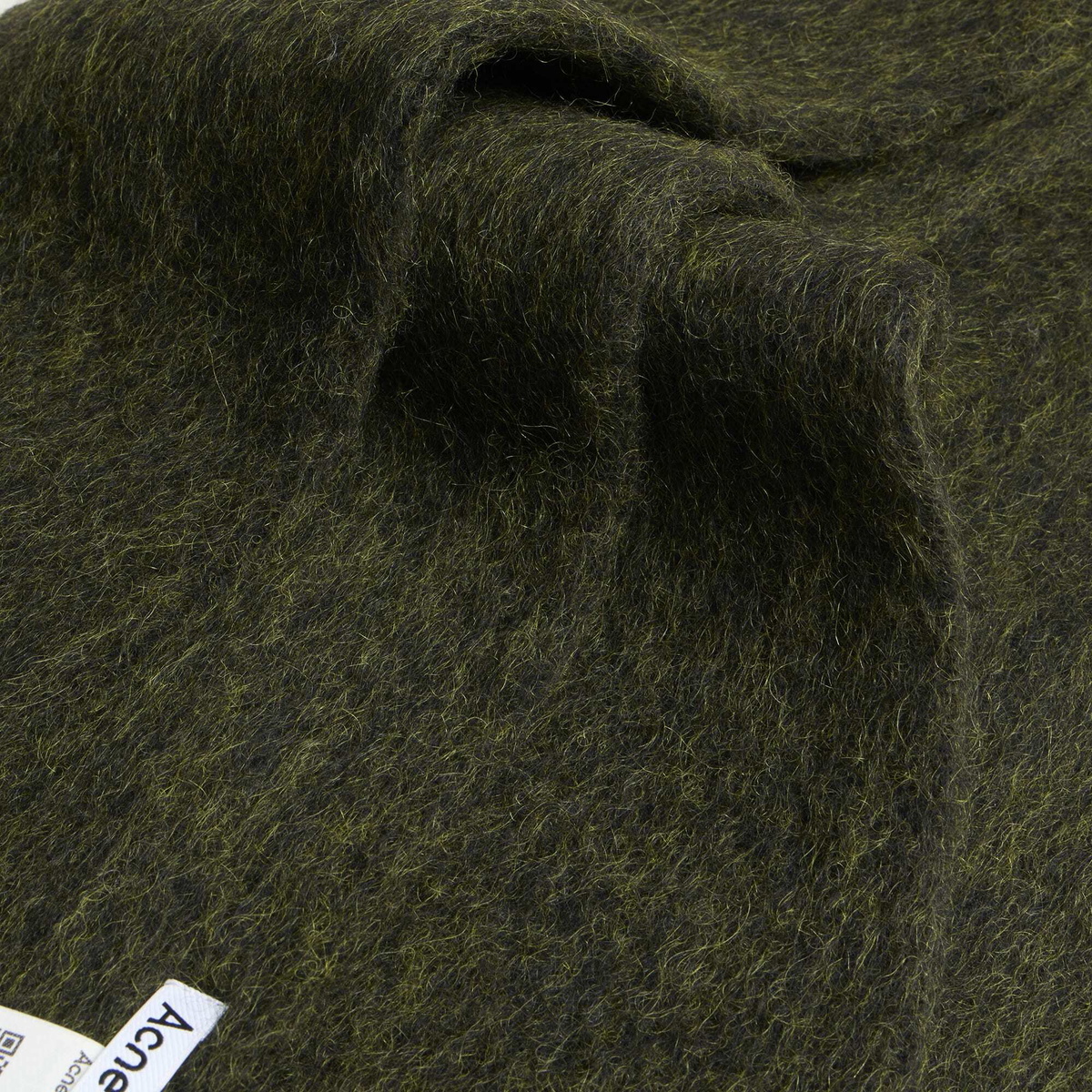 Acne Studios Men's Vally Skinny Scarf in Forest Green