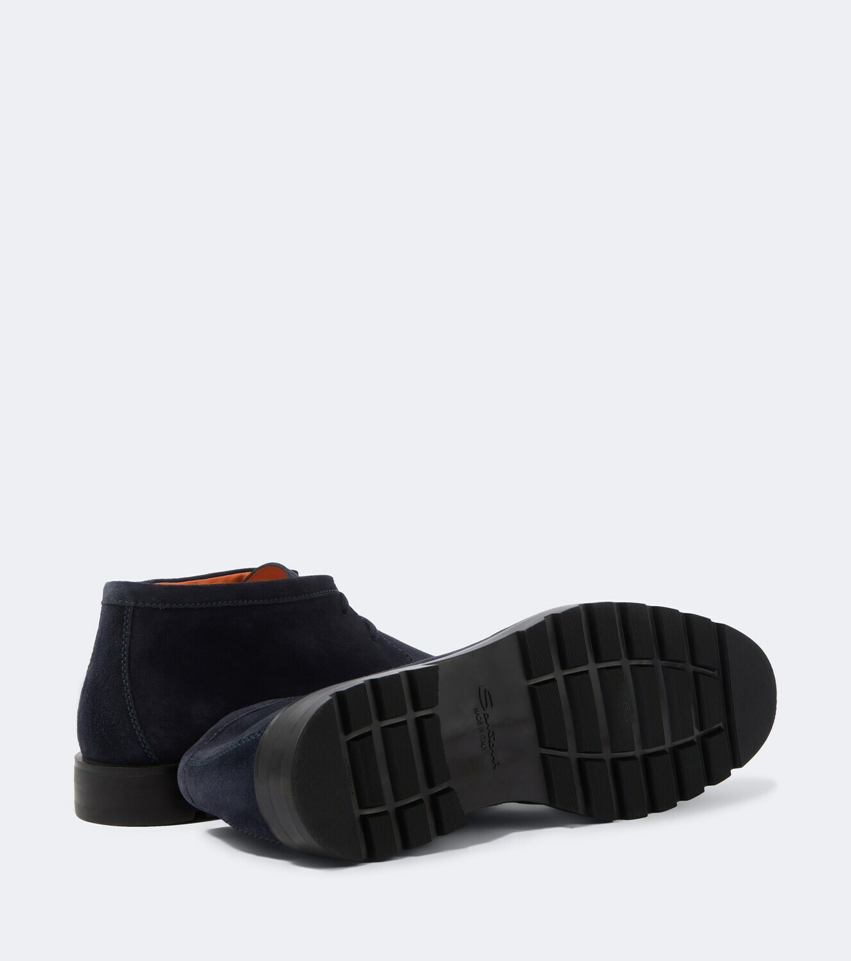 Santoni Rock Wallabee suede boots